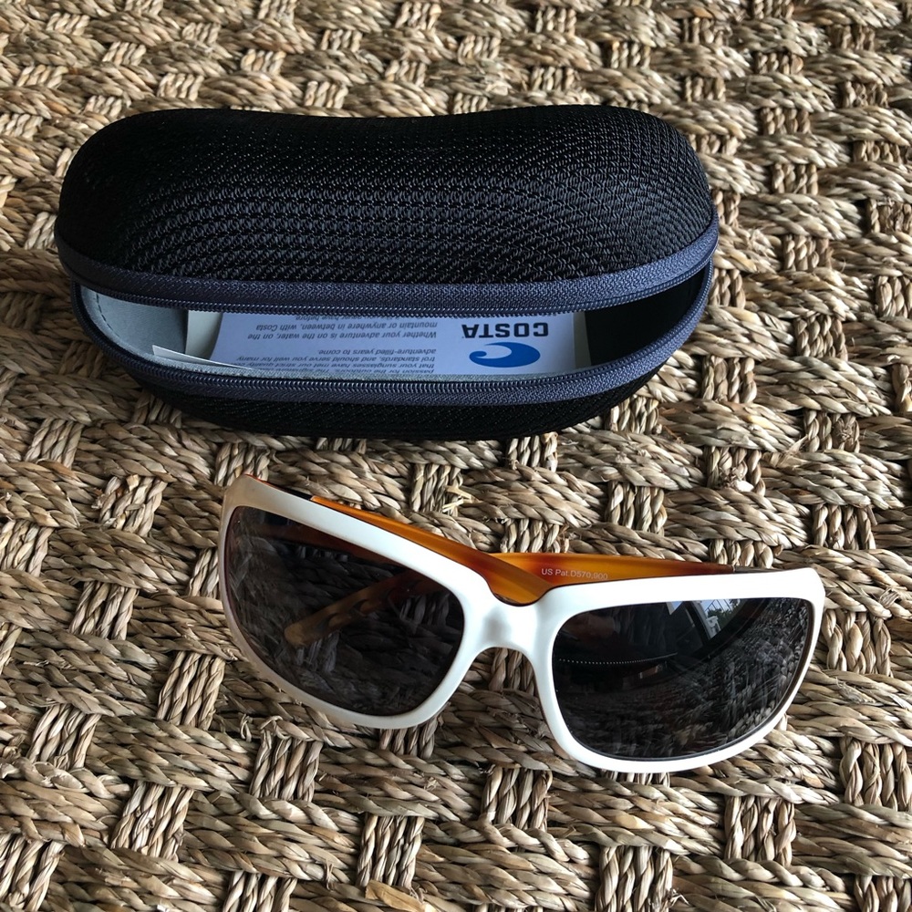 Costa Del Mar Isabela White Polarized Sunglasses